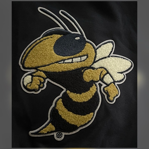 Men's Pro Standard Navy Georgia Tech Yellow Jackets Pullover Hoodie Size XL - Picture 3 of 12